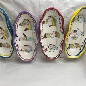 Kitchen Prep 101, I Scream, You Scream, We All Scream, For Ice Cream, 4 Bowl Set